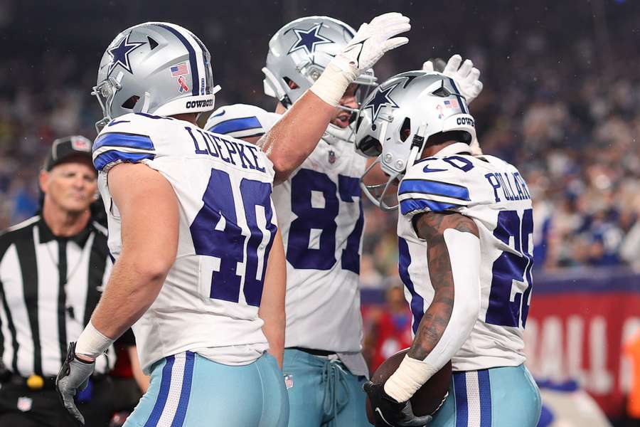 O Dallas Cowboys se apresentou como um dos favoritos ao título da NFC