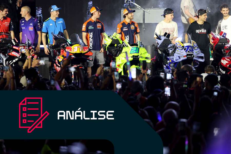 Os pilotos de MotoGP na Malásia