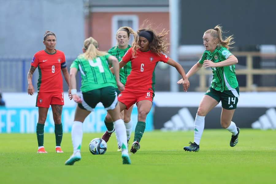 Andreia Jacinto, média da Seleção
