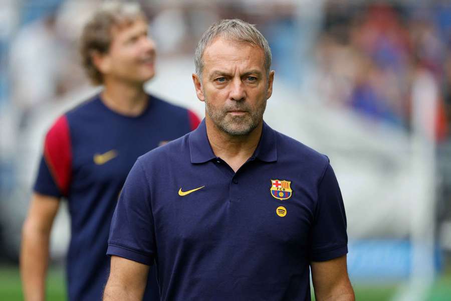 FC Barcelona coach Hansi Flick FC Barcelona coach Hansi Flick