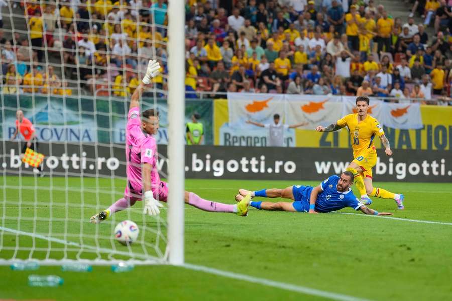 România învinge Cipru cu 2-0, în runda cu numărul 4 din Grupa H a preliminariilor pentru Cupa Mondială din 2026