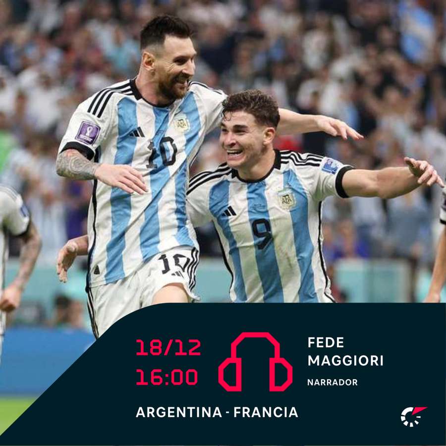 Audio comentario para el Argentina-Francia