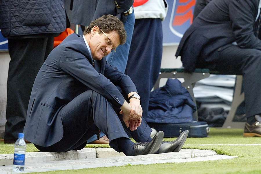 Fabio Capello, en su época en la Roma Fabio Capello, en su época en la Roma