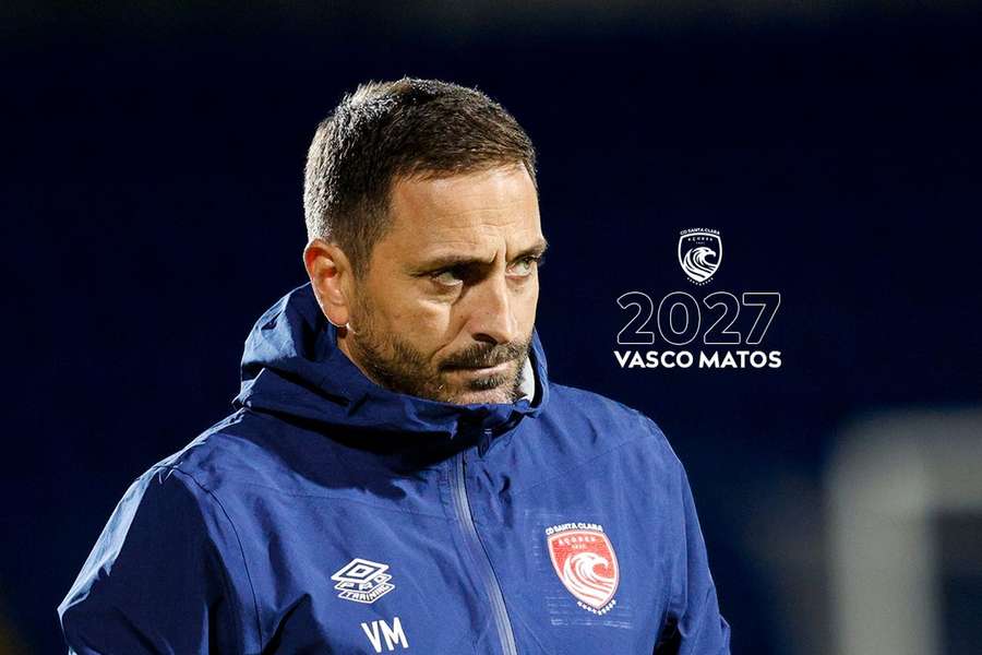 Vasco Matos renovou com o Santa Clara até 2027