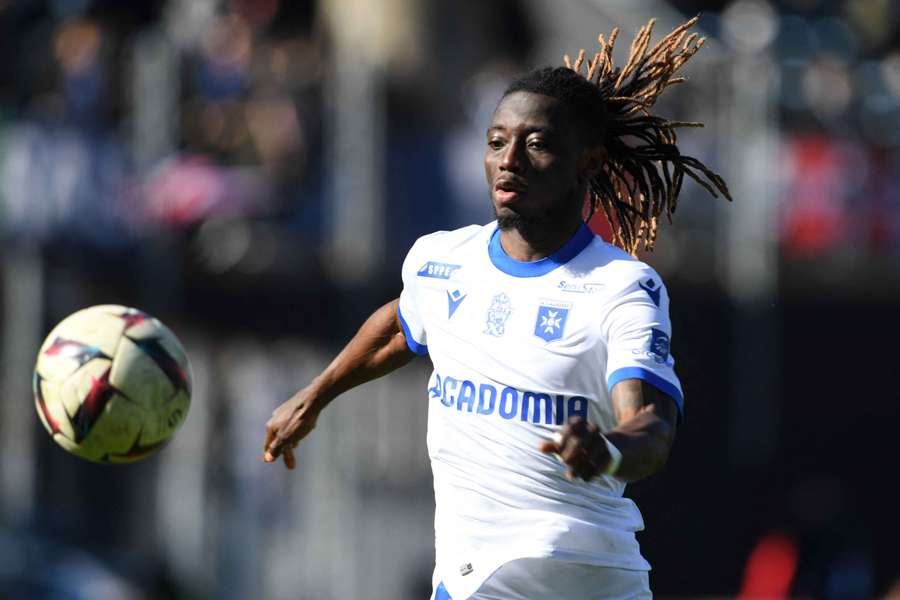 Auxerre's Ghanaian defender Gideon Mensah