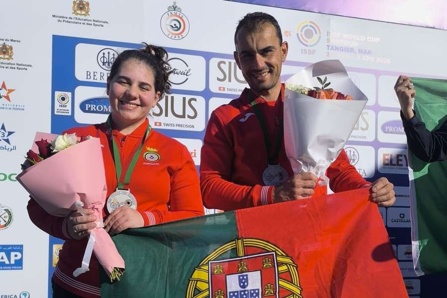 Inês Barros e José Faria conquistaram medalha de prata em Tânger