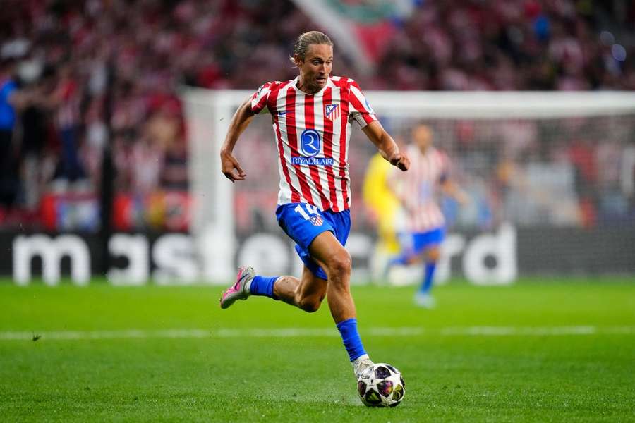 Marcos Llorente, durante el Atlético de Madrid-Barcelona
