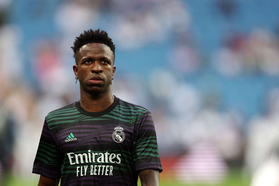 Vini Jr. le week-end dernier avant le match face à l'Athletic Club.