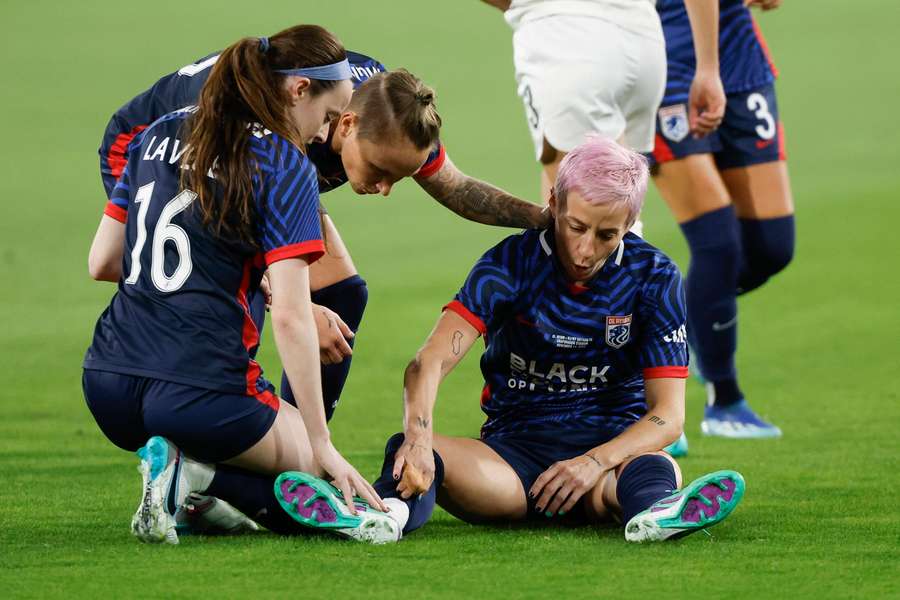 Megan Rapinoe nie dokończyła pożegnalnego meczu z powodu kontuzji