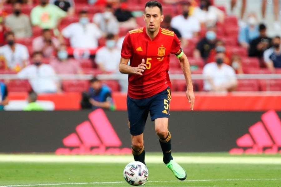 Sergio Busquets, capitán de la selección española del Barcelona