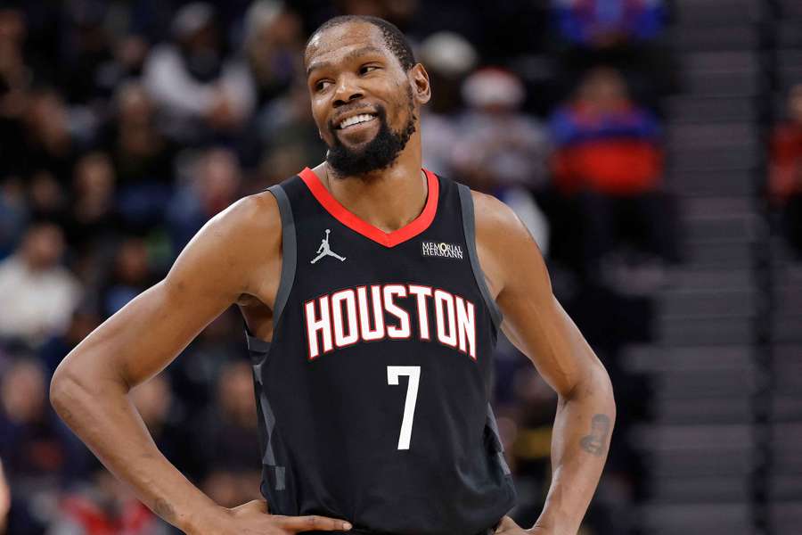 Kevin Durant con los Rockets.