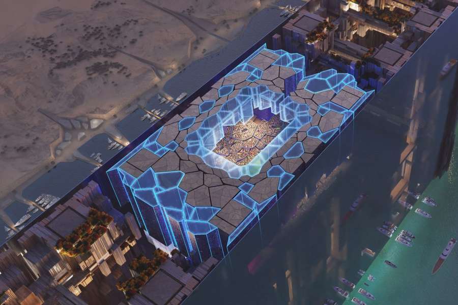 Imagem do projeto oficial do estádio Imagem do projeto oficial do estádio