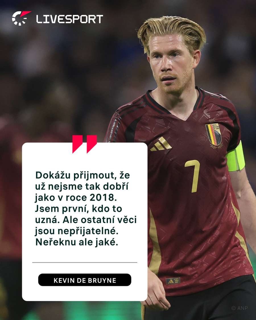 De Bruyne o pondělním zápase.