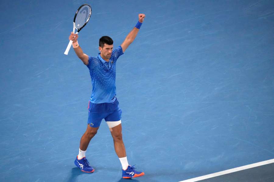 Novak Djokovič nestratil proti Dimitrovovi ani set.