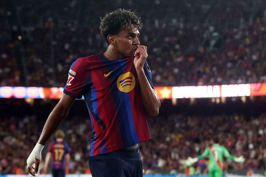 Barcelona star Lamine Yamal. Barcelona star Lamine Yamal.