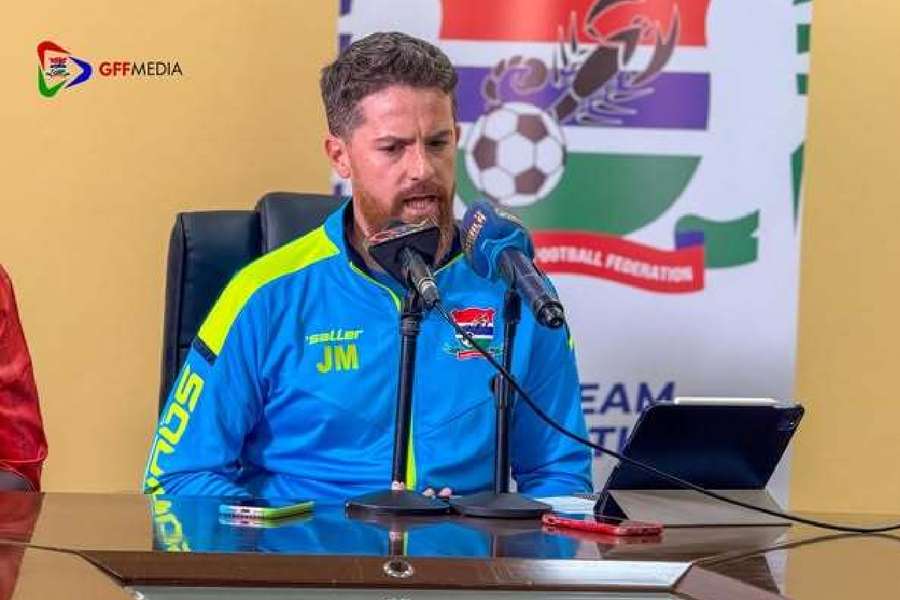 Gambia coach McKinstry