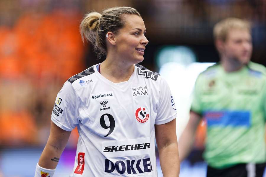 Nora Mork in action for Team Esbjerg