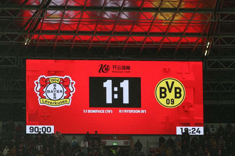 Tysk tophold dominerer i uafgjort mod Dortmund