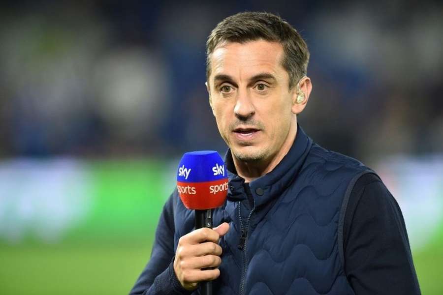 Gary Neville, antigo jogador e agora comentador da Sky Sports