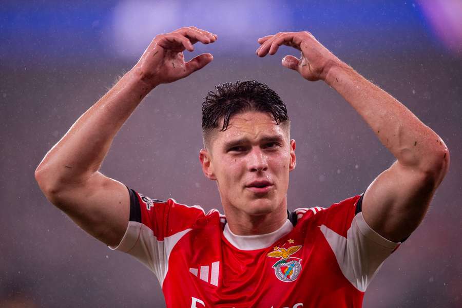 O médio ucraniano Georgiy Sudakov já somou 17 partidas na Liga Portugal na época de estreia no Benfica