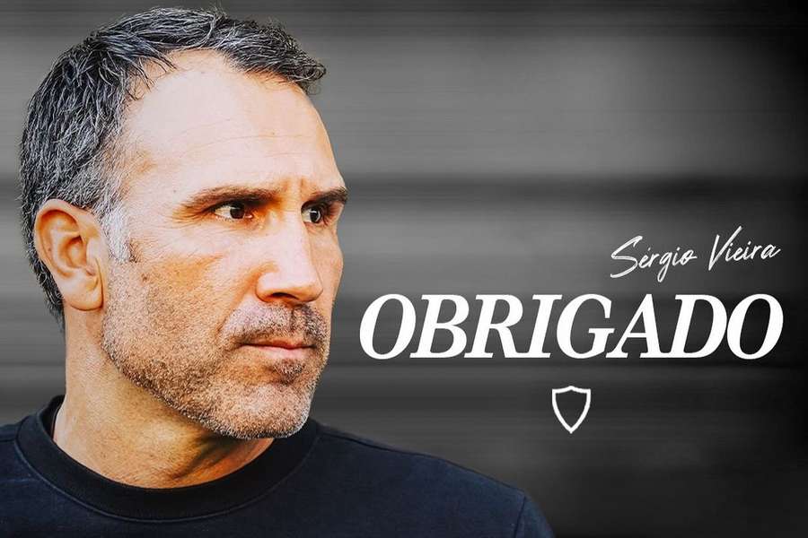 Sérgio Vieira foi demitido do comando técnico do Académico de Viseu
