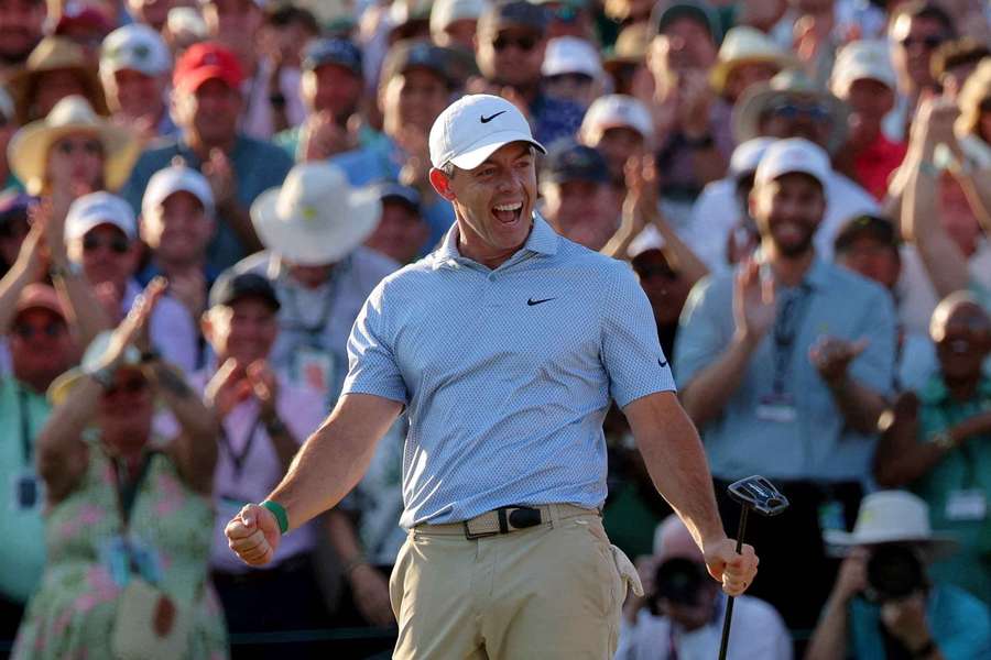 Rory McIlroy jubelt über den Titel beim Masters in Augusta