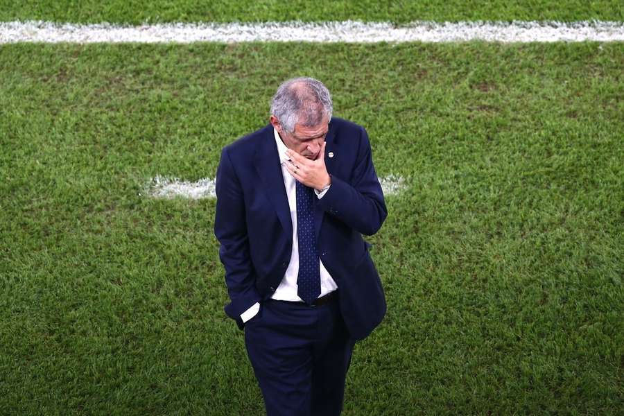 Portugals Coach Fernando Santos nach der Niederlage gegen Marokko