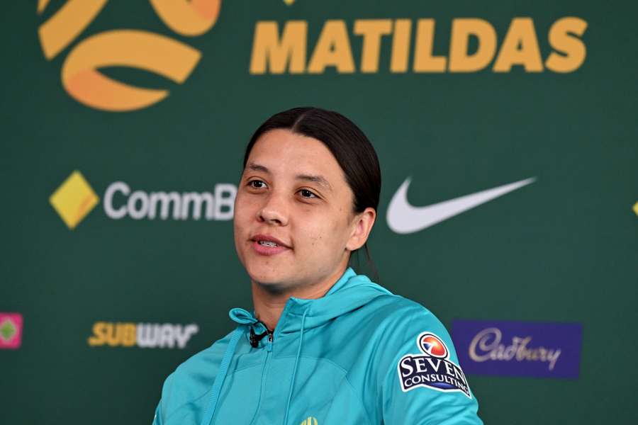 Sam Kerr é uma das mais experientes da seleção australiana