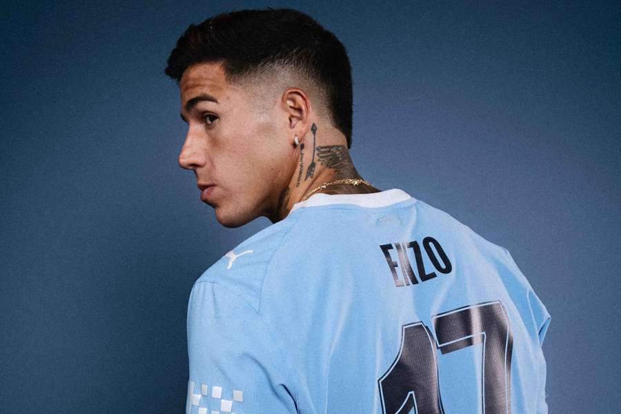 Enzo Fernández foi a principal contratação do Mancheter City nesta janela