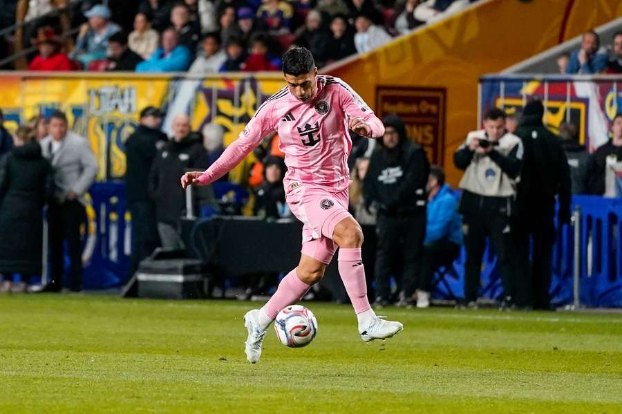 Suarez in action for Inter Miami