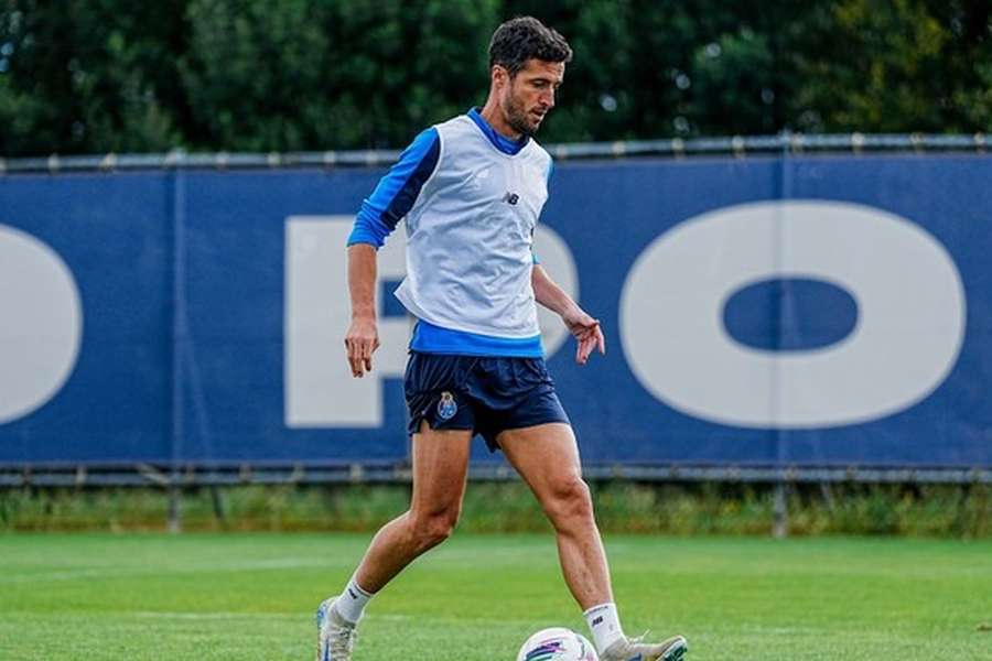 Iván Marcano no treino do FC Porto