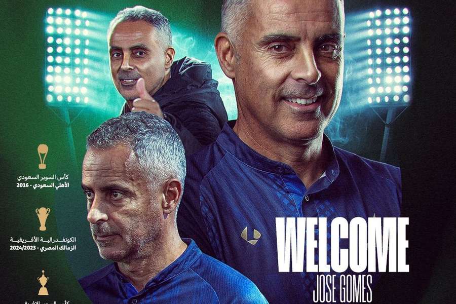 José Gomes assinou por duas épocas com o Al Khaleej