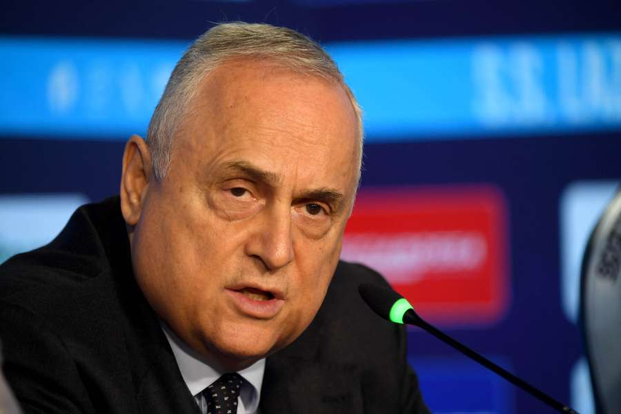 Claudio Lotito, presidente della Lazio