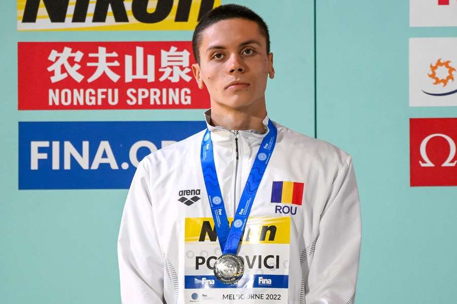 David Popovici (18 ani) va debuta la Naționale miercuri în proba de 50 m liber