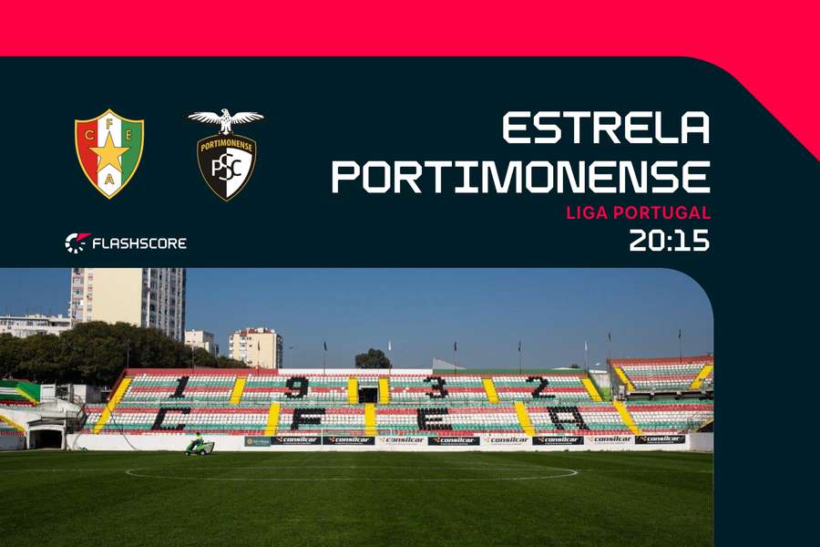 Estrela Amadora recebe Portimonense na 21.ª jornada