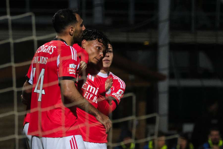 Richard Ríos, jogador do Benfica Richard Ríos, jogador do Benfica