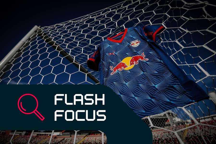 Camiseta de reserva del Red Bull Bragantino antes de un partido del Campeonato Paulista 2025