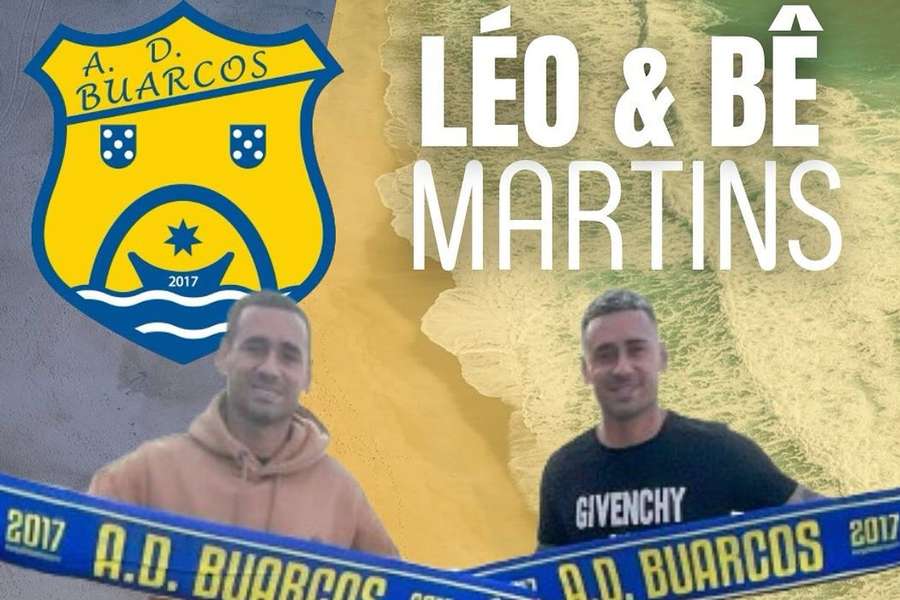 Léo e Bê Martins jogam no mesmo clube