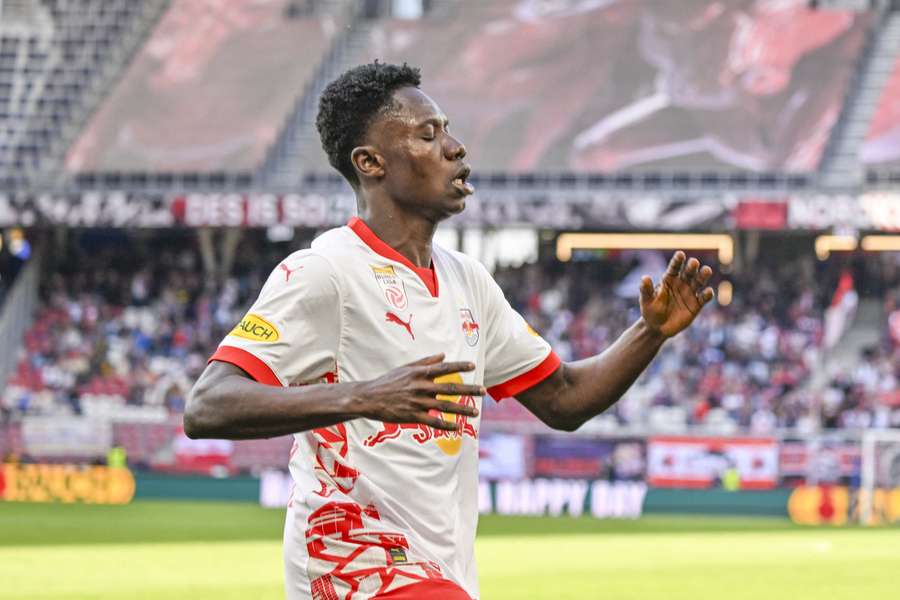 Edmund Baidoo scored four times in 18 league games for Salzburg prior to the Club World Cup