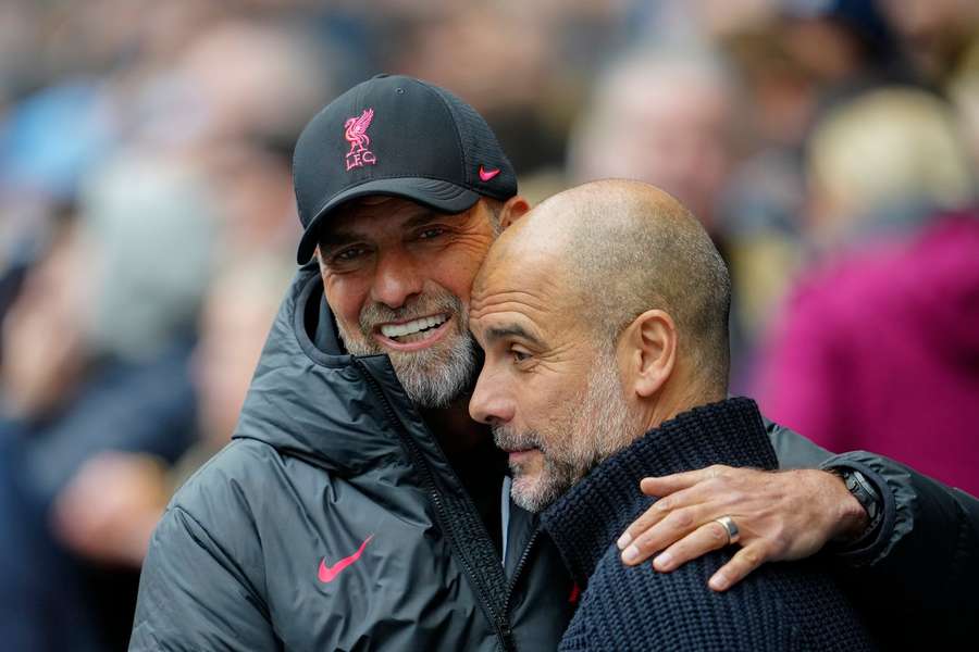 Zwischen Jürgen Klopp (l.) und Pep Guardiola (r.) herrscht eine große Rivalität, aber noch größerer Respekt.