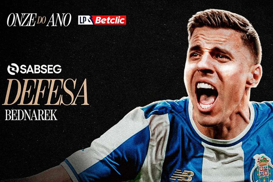 Bednarek no onze do ano da Liga Portugal Bednarek no onze do ano da Liga Portugal