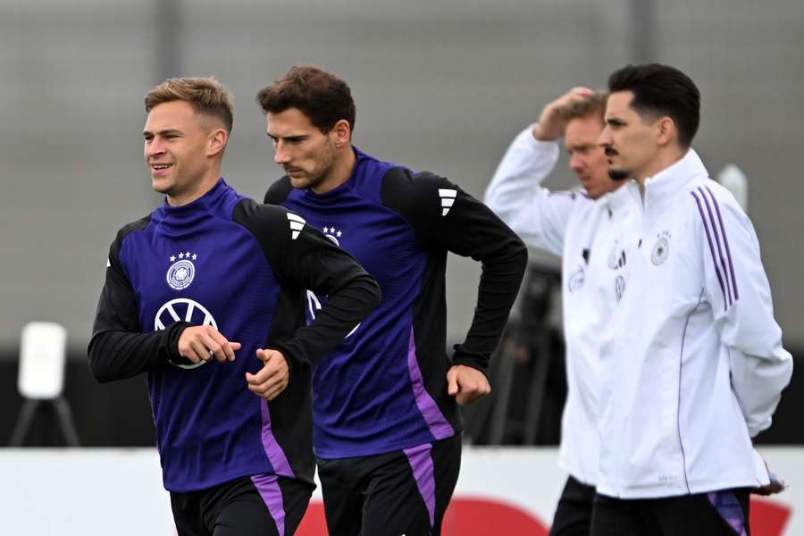 Joshua Kimmich im Training am Dienstag.