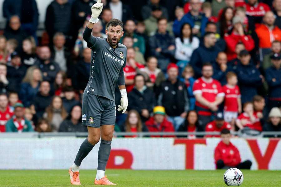 Ben Foster conceded five goals in his final appearance for Wrexham on Saturday