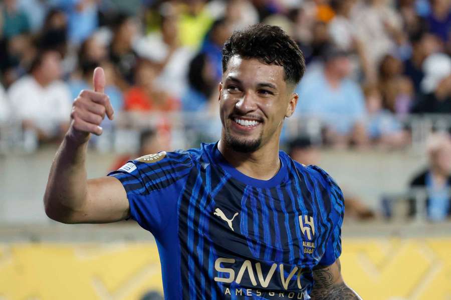 Marcos Leonardo é um dos artilheiros da Copa do Mundo de Clubes, com quatro gols Marcos Leonardo é um dos artilheiros da Copa do Mundo de Clubes, com quatro gols