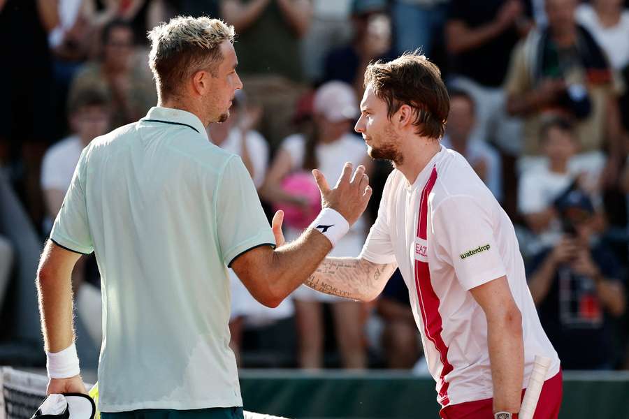 Struff (l.) sorgte für Bubliks frühes Aus