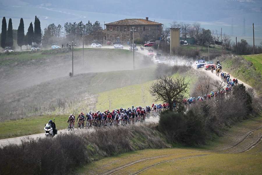 Les Strade Bianche l'année dernière.