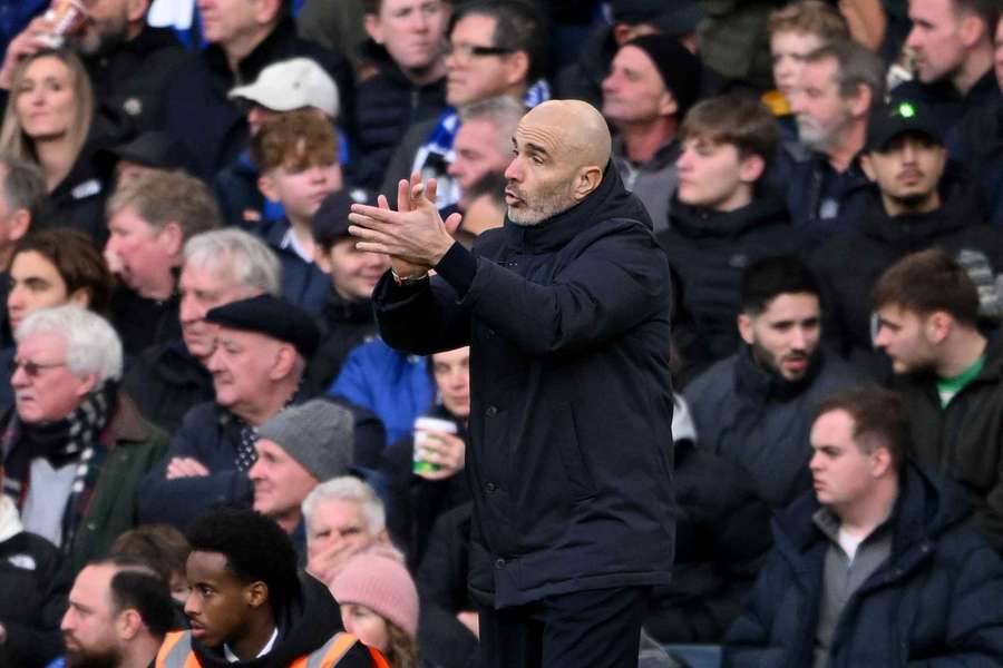 Chelsea manager Enzo Maresca during the match against Everton Chelsea manager Enzo Maresca during the match against Everton