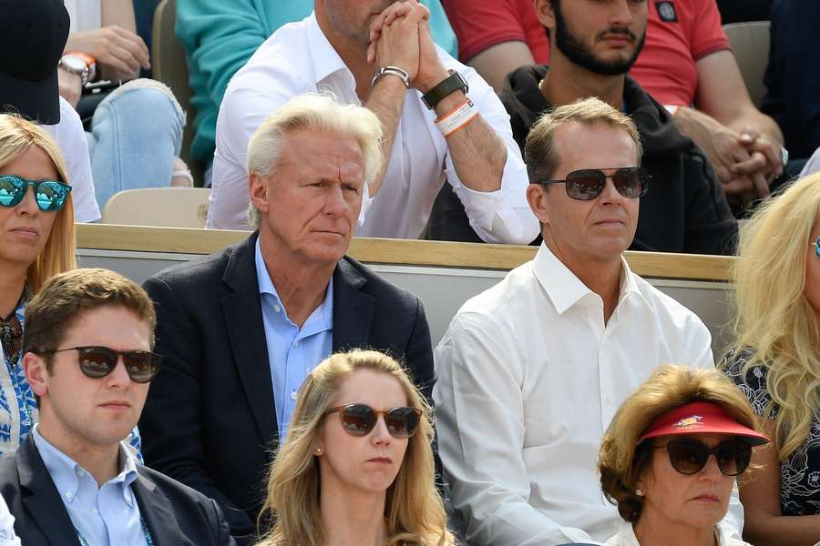 Bjorn Borg at the French Open in 2019