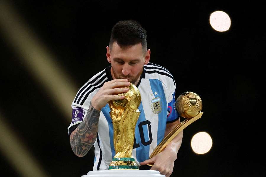 Messi won the World Cup with Argentina back in December