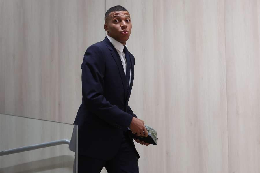 Mbappé à Madrid le 16 juillet.